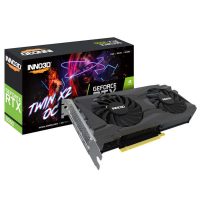 Видеокарта INNO3D RTX3050 Twin X2 (N30502-08D6-1711VA41) 8GB GDDR6 128-bit 2FAN DVI DP HDMI RTL