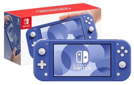 Nintendo Switch Lite прошитая + 128Gb Blue