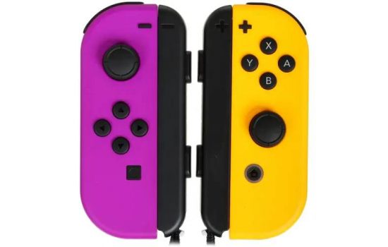 Джойстик Joy-Con Nintendo Switch фиолетовый+оранжевый