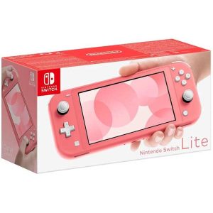 Nintendo Switch Lite прошитая + 128Gb Coral