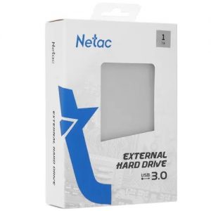 Внешний HDD 1Tb Netac K330 silver USB 3.0 2.5"