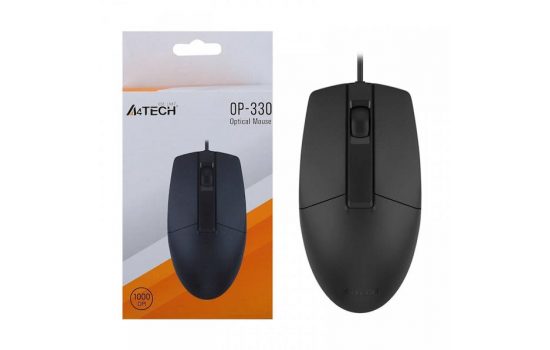 Мышь A4Tech OP-330 USB Black