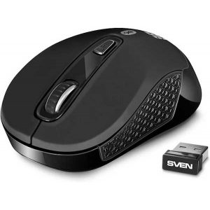 Беспроводная мышь Sven RX-575SW 1600DPI бесшумная Black