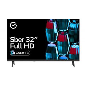 Телевизор Sber 32" SDX 32F2126 60Hz,Wi-Fi,Smart TV, Салют ТВ Black