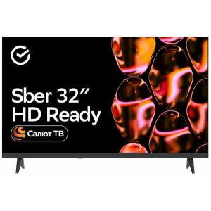 Телевизор Sber 32" SDX 32H2124 HD Ready,60Hz,Wi-Fi,Smart TV, Салют ТВ Black