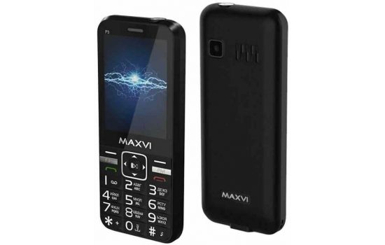 Телефон Maxvi P3 Black