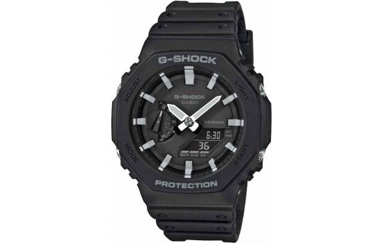 Часы наручные Casio G-Shock GA-2100-1ADR WR200 (20 atm) Black