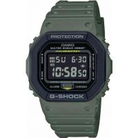 Часы наручные Casio G-Shock DW-5610SU-3DR Green (черный дисплей зеленый корпус)