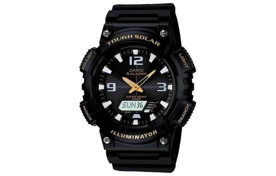 Часы наручные Casio AQ-S810W-1BVDF WR100 (10 atm) Black