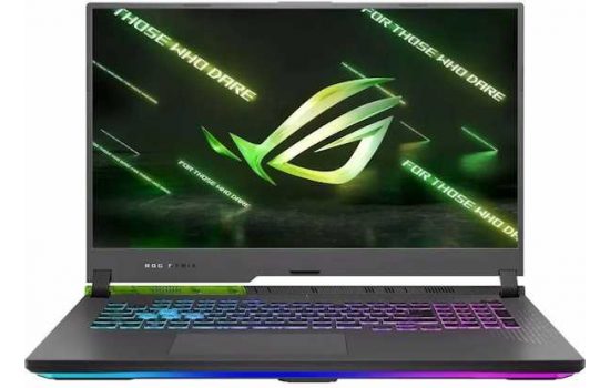 Ноутбук Asus Rog Strix G17, 17,3"FHD,IPS,360Hz,Ryzen 7 6800H,16/1Tb,RTX 3060 6Gb,No OS,G713RM-KH097 (90NR08K4-M004Z0) Gray