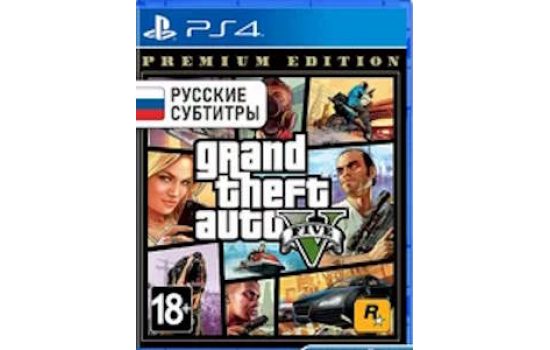 Grand Theft Auto V Five PS4 русский