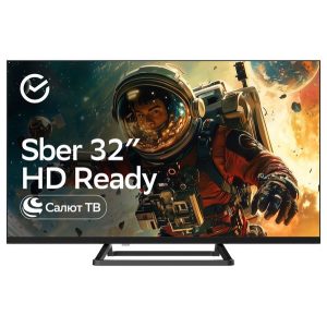 Телевизор Sber 32" SDX 32H2128 HD Ready,60Hz,Wi-Fi,Smart TV, Салют ТВ Black