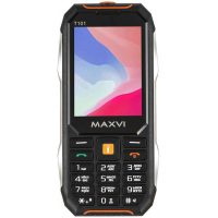 Телефон Maxvi T101 Black-Orange