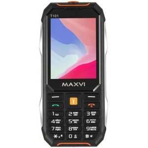 Телефон Maxvi T101 Black-Orange