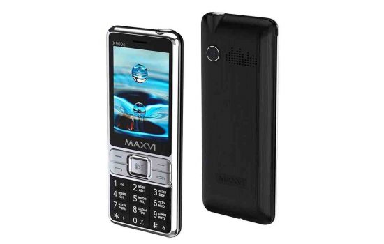 Телефон Maxvi X900C Black