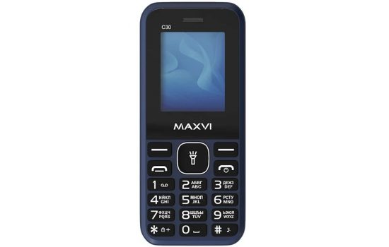 Телефон Maxvi C30 Blue (без ЗУ)