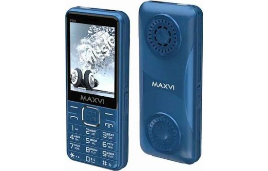 Телефон Maxvi P110 Black, Marengo