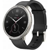 Смарт-часы Amazfit Active 2R A2437 Black Premium (кожаный ремешок)