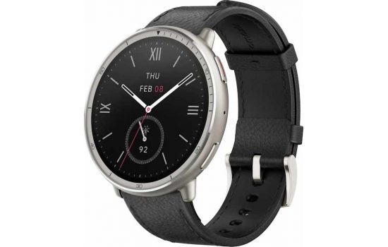 Смарт-часы Amazfit Active 2R A2437 Black Premium (кожаный ремешок)