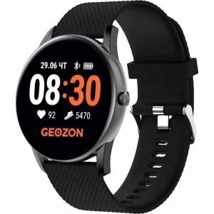 Смарт-часы GEOZON FLY G-SM16BLK измерение кислорода Black