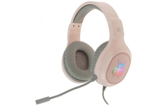 Игровая гарнитура Defender Fury RGB,4pin 2m Pink