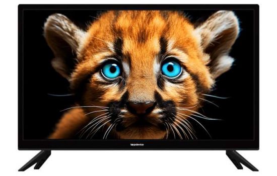 Телевизор Topdevice 24" TDTV24BS01HBK Smart TV, HD, 60 Гц USB Black