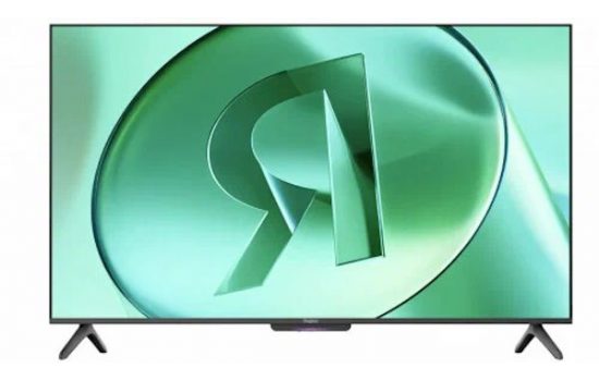 Телевизор Яндекс 43" YNDX-00074 4K Ultra HD,3840x2160,60Hz,Wi-Fi,Smart TV, Яндекс ТВ Black