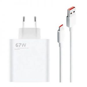 сзу Xiaomi 67W 1USB + кабель Type-C (реплика) White
