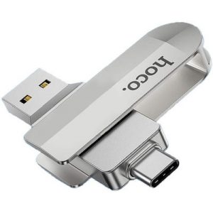 USB накопитель 32 Gb Hoco UD10 USB+Type-C 2 in1 metal Silver USB накопитель 32 Gb Hoco UD10 USB+Type-C 2 in1 metal Silver
