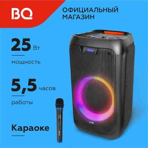 Портативная колонка BQ PBS-1008 Bt,Fm,microSD USB 25Вт Black Портативная колонка BQ PBS-1008 Bt,Fm,microSD USB 25Вт Black