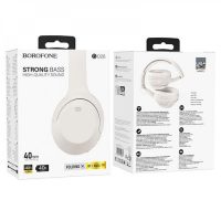 Беспроводные наушники Borofone B026 White