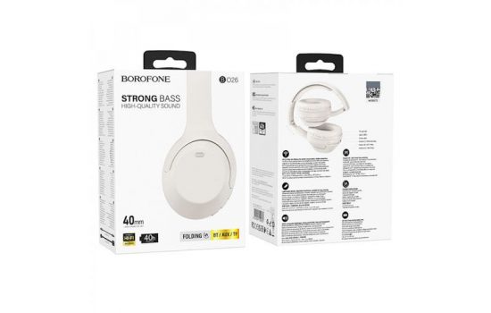 Беспроводные наушники Borofone B026 White