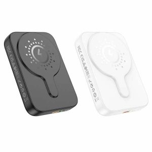 Power Bank Hoco J117A 10000mAh PD20W magnetic power White, Black
