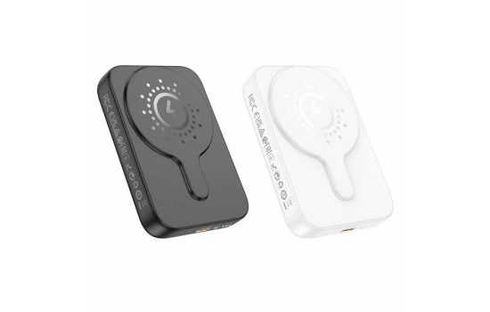 Power Bank Hoco J117A 10000mAh PD20W magnetic power White, Black