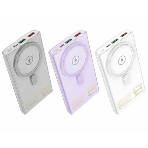 Power Bank Hoco Q22 10000mAh 22.5W+20W magnetic White, Grey, Rose