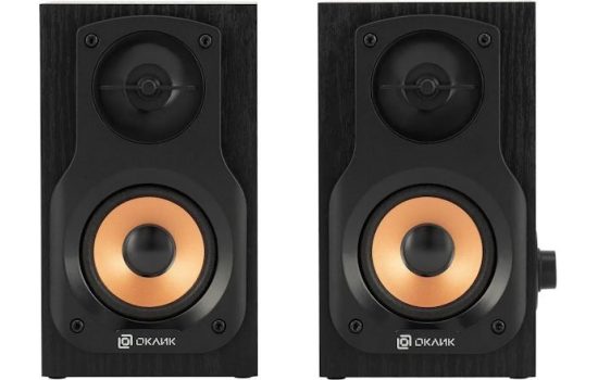 Колонки Оклик 8W OK-162 2.0 черный 