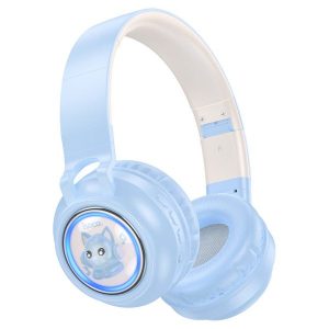 Беспроводные наушники Hoco W50 Cute Blue, White 