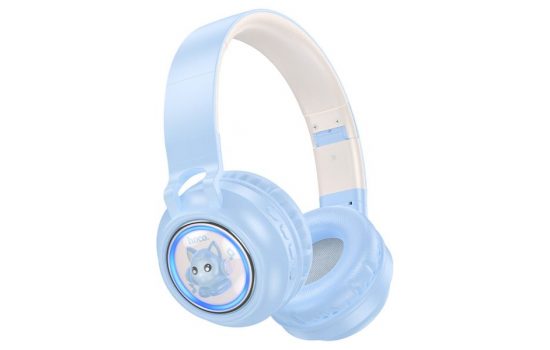 Беспроводные наушники Hoco W50 Cute Blue, White 