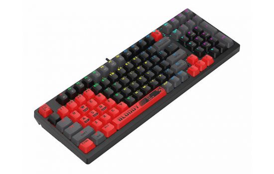 Клавиатура игровая механическая A4Tech Bloody S98 LED Red Plus переключатели