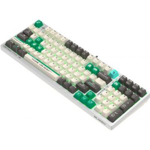 Игровая клавиатура механическая A4Tech Bloody S98 Pixels Green USB LED White-Beige