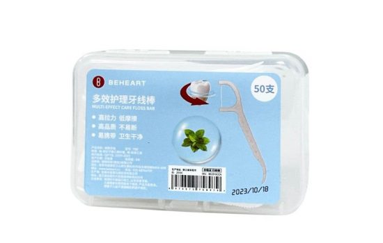 Зубная нить Xiaomi BEHEART Floss Pick (50шт) 