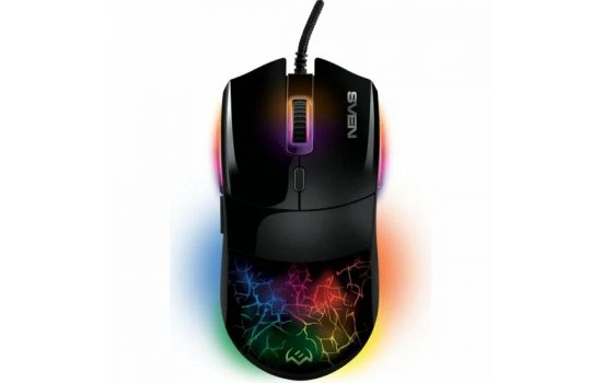 Мышь игровая SVEN RX-G995 RBG 16000DPI Black