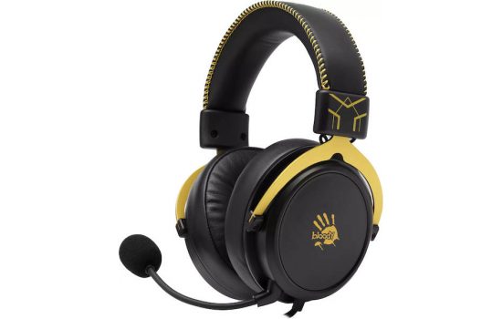 Игровая гарнитура A4TECH Bloody M590i Yellow-Gray 