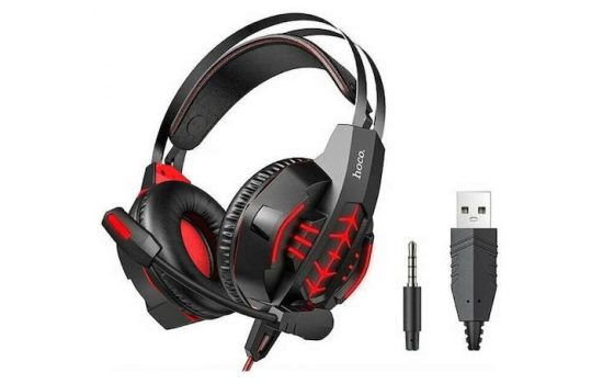 Игровая гарнитура Hoco W102 Red-Black