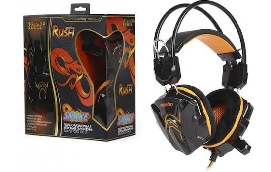 Игровая гарнитура Smartbuy SBHG-1100 Rush Snake Black-Orange