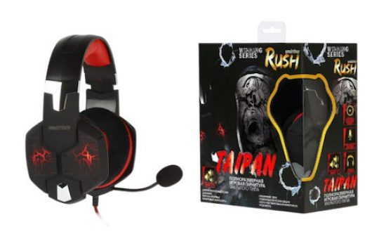 Игровая гарнитура Smartbuy SBHG-3200 RUSH TAIPAN Black-Red