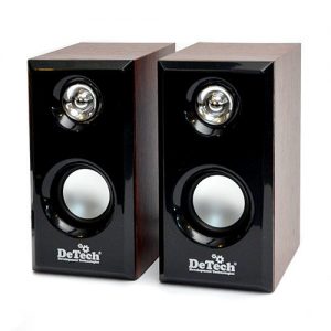 Колонки DeTech DT-086 6Вт Brown для компьютера Колонки DeTech DT-086 6Вт Brown для компьютера