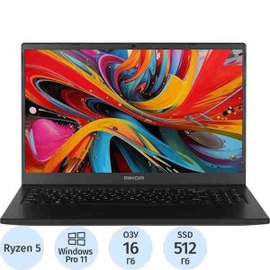 Ноутбук Rikor Nino 201.1 (4918D701) 15,6" FHD,IPS,Ryzen 3 5425U, 16/512Gb,AMD Radeon Graphics,Win11Pro