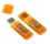 USB накопитель SmartBuy Glossy series 8GB, Black, Blue, Orange