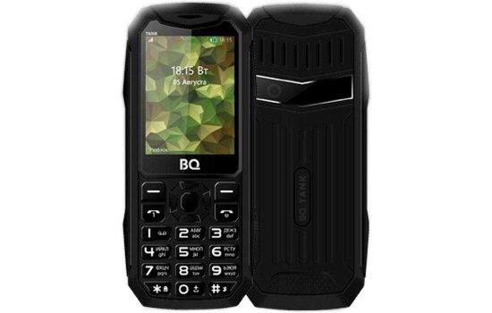 Телефон BQ BQ-2428 Tank 2.4" 2SIM, Fm, Black, Green, Blue